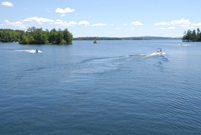 Lake Winnipesaukee - View from Long Island Bridge - Summer